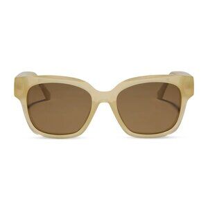 DIFF x Madison Mealy - Mae Polarized Sunglasses, Neutral Crystal + Truffle